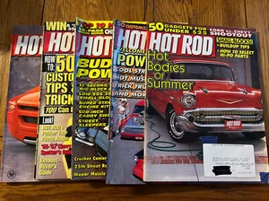 Vintage Car Magazines Lot Of 5 August 1994 - December 1996 HOT ROD - Picture 1 of 7