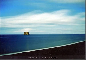 AK SIZILIEN POSTKARTE SICILY ÄOLISCHE INSELN STROMBOLI ANSICHT STROMBOLICCHIO - Bild 1 von 1