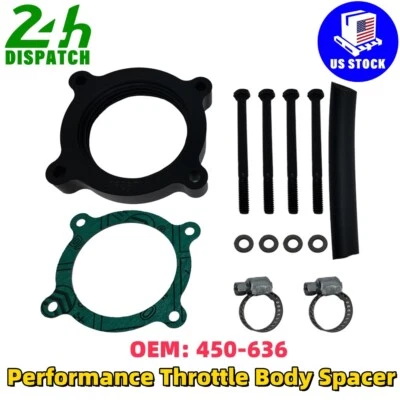 2011-2014 For Ford Mustang ​3.7L 450-636 Performance Throttle Body Spacer — 第 1/4 张图片