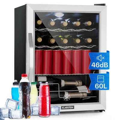 Getränkekühlschrank XL 60l Bierkühlschrank Flaschenkühlschrank Weinkühlschrank - Bild 1 von 4