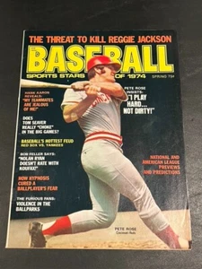 Pete Rose BASEBALL SPORTS STARS OF 1974 Magazine Spring No Label - Picture 1 of 3
