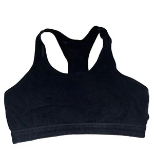 Reggiseno sportivo donna piccolo nero - Foto 1 di 3