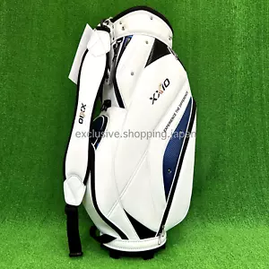 Dunlop XXIO Golf Cart Bag Men's Lightweight 9.5in 4way 2.4kg White 2024 Model - Picture 1 of 14