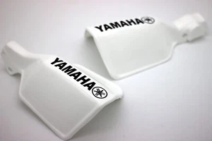 Juego de protectores de cubierta de mano diestro/derecho empuñaduras blancas para Yamaha DT 125 - 175 - 200/XTZ 125 - Imagen 1 de 5