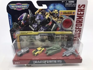 Micro Machines Transformers Series 1 #01 Jazz Bumblebee Brawl Megatron NEW - Picture 1 of 3
