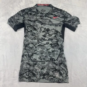Nike Pro Combat Compression T-Shirt Digital Camo Grau Pink Damen Gr. Medium - Bild 1 von 4