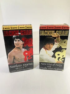 Jackie Chan 4 Movie VHS Lot ~ Read Description for Titles Martial Arts Movies  - Picture 1 of 5