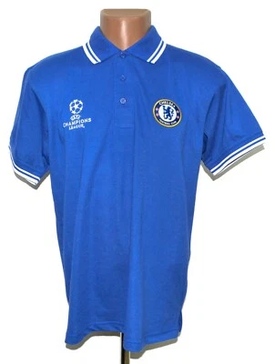 CAMISETA POLO DE FÚTBOL CHELSEA NUEVA CON ETIQUETAS CHAMPIONS LEAGUE TALLA M ADULTO Foto 1 de 4