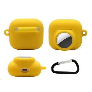 New Silicone Protective Sleeve Case Cover for AirTag AirPods3 Wireless Headphone - Afbeelding 1 van 24