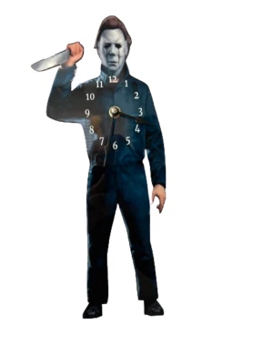 Reloj de pared Halloween Slasher Michael Foto 1 de 2