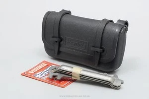 Reydel 3 Piece Tool Kit NOS Saddle Bag - Black VTG 1970s Bike Seat Pack - Picture 1 of 6
