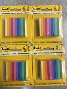 4- PKS POST IT PAGE MARKERS 500 TOTAL PER PACKAGE - Picture 1 of 3