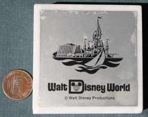 1970-80s Orlando Florida Walt Disney World Cinderella Castle marble paperweight- - Picture 1 of 1