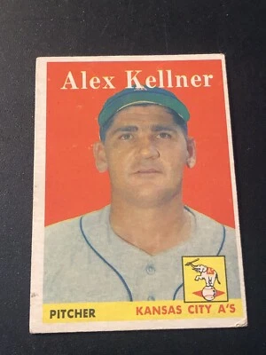 1958 Topps Alex Kellner #3 EX - Image 1 of 2