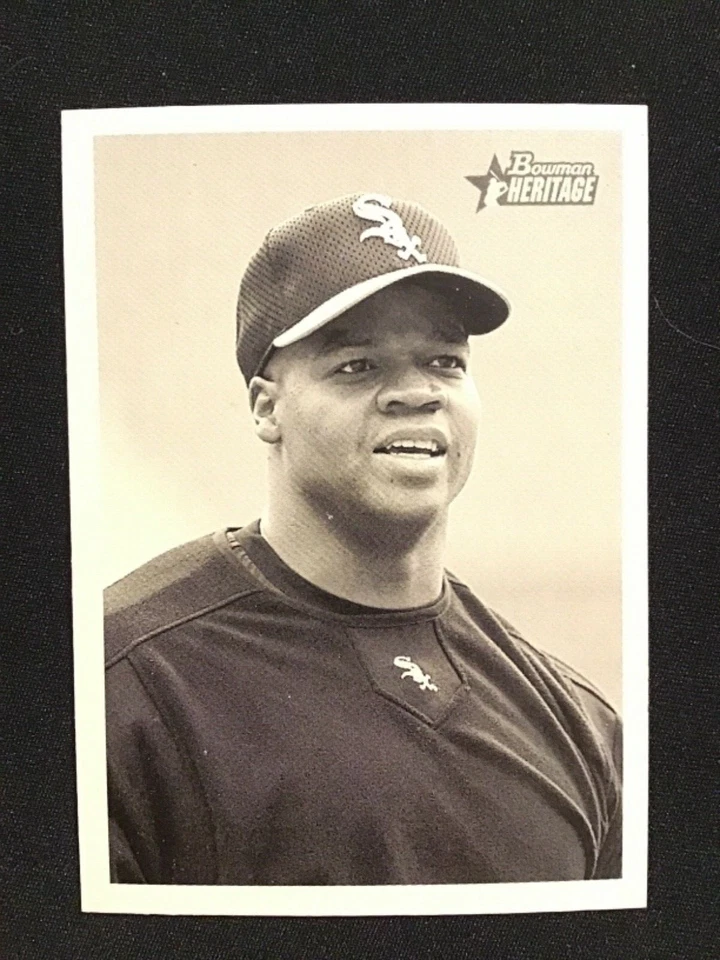 FRANK THOMAS 2001 BOWMAN HERITAGE TRADING CARD, EXCELLENT CONDITION! - Image 1 of 1