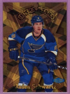 2012 12-13 FLEER RETRO ULTRA STARS GOLD BLUES JADEN SCHWARTZ #15US - Foto 1 di 2