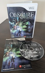 Obscure The Aftermath - Nintendo Wii Horror Video Game Complete w/ Manual CIB - Picture 1 of 4