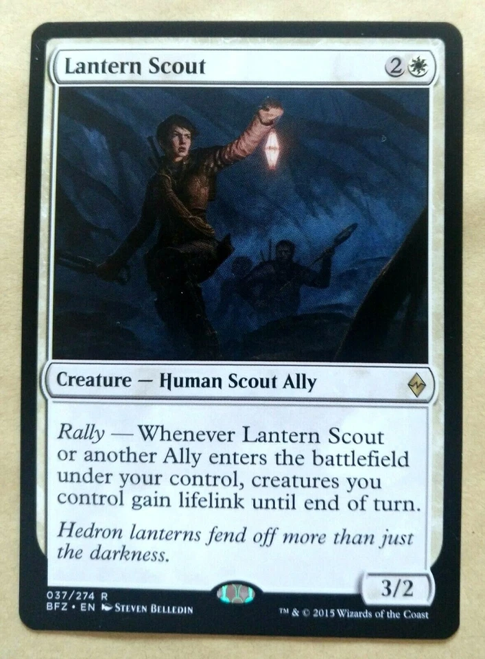 Lantern Scout - MTG Battle for Zendikar BFZ NM Rare - Imagen 1 de 1