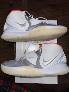 Nike Kyrie 6 Pure Platinum Size 12.5 By You Custom Authentic Kyreezy Yeezy2 - Picture 1 of 10