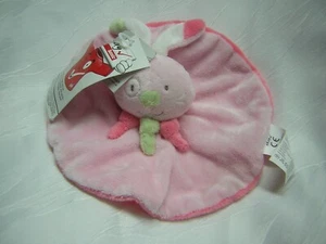 KIK/ OKAY Schmusetuch Kuscheltuch HASE rosa apricot pink  rund  *NEU + Etik.* - Bild 1 von 8
