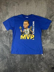 Adidas NBA Golden State Warriors Steph Curry 2016 B2B MVP Karikatur Shirt Gr. XL - Bild 1 von 6