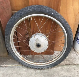 1971 Honda CL70 CL 70 CL70K1 K1 Scrambler FRONT RIM WHEEL BRAKE (shed) - Picture 1 of 3