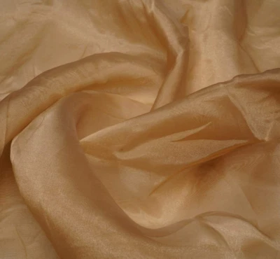 Mistry Rose Tissue Organza Fabric Cloth Material for dresses , Craft,Art  1 YARD - Image 1 of 3