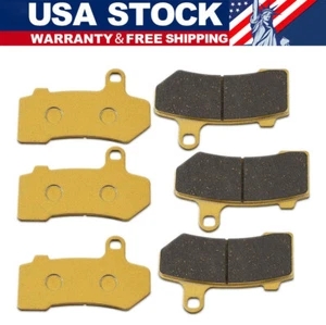 Front and Rear Brake Pads Set For Harley Davidson FLHX Street Glide 2008-2015 - Picture 1 of 12