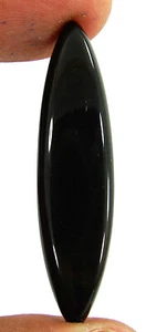 Piedra preciosa suelta de obsidiana brillo natural de 19,55 quilates cabujón envoltura de alambre - 63127 - Imagen 1 de 5
