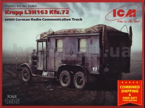 ICM 35462-1/35 KRUPP L3H163 KFZ.72 German Radio Communication Truck WWII - Picture 1 of 12