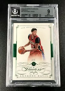 ANTHONY DAVIS 2014 PANINI FLAWLESS GEMS #39 EMERALD /5 BGS 9 W/3 9.5 SUBGRADES - Picture 1 of 24
