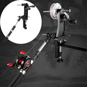 Fishing Line Winder Two-Point Fixed Base Reel Spool Spooler System for Spin/cast - Picture 1 of 12