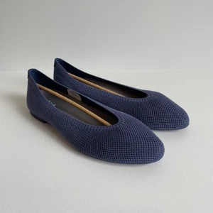 Allbirds Tree Breezers Ballerinas blau Damengröße 9,5 bequem Freizeit neu Karton - Bild 1 von 9