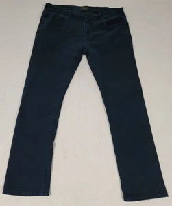 JACHS New York Men’s Straight Stretch Pants Navy Blue 38x34 5-Pocket GUC - Picture 1 of 6