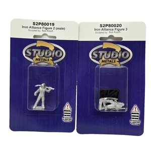 Savage Worlds Metall RGP Figuren Iron Alliance 2 & 3 Deadlands/Weird West/HoE 28m - Bild 1 von 5