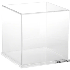 Plymor Clear Acrylic Display Case with Clear Base, 8" x 8" x 8" - Picture 1 of 1