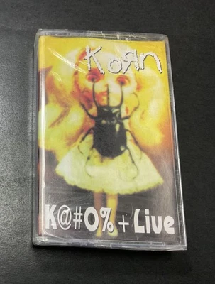 K@#0% + Live by Korn Immortal Rare Release Malaysia Sealed Mint Cassette - Image 1 of 4