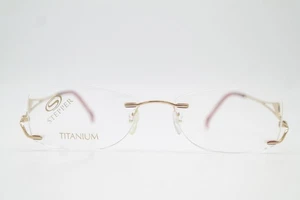 Gafas Stepper SI-9749 TITANIUM Oro Cobre Sin Montura Nuevo - Imagen 1 de 6