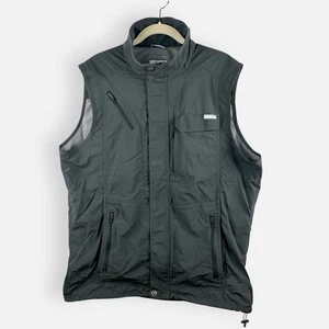 Columbia Herren grau Angeln Wandern Silver Ridge Omni Shade Weste Jacke Large - Bild 1 von 9
