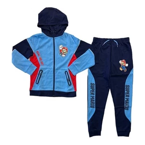 Super Mario Boy's 2 Piece Full-Zip Hoodie & Jogger Pant Set (XS (4/5)) - Picture 1 of 1