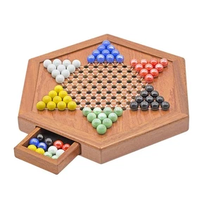 Chinese Checkers Halma Board Game Fine Fun Game Toy Collection Set Age 6+ - Picture 1 of 4