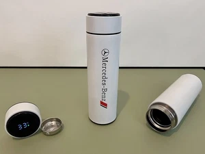 500ml Smart Thermo Mug Filter Coffee Tea Drink Temperature Display Mercedes Benz - Picture 1 of 2