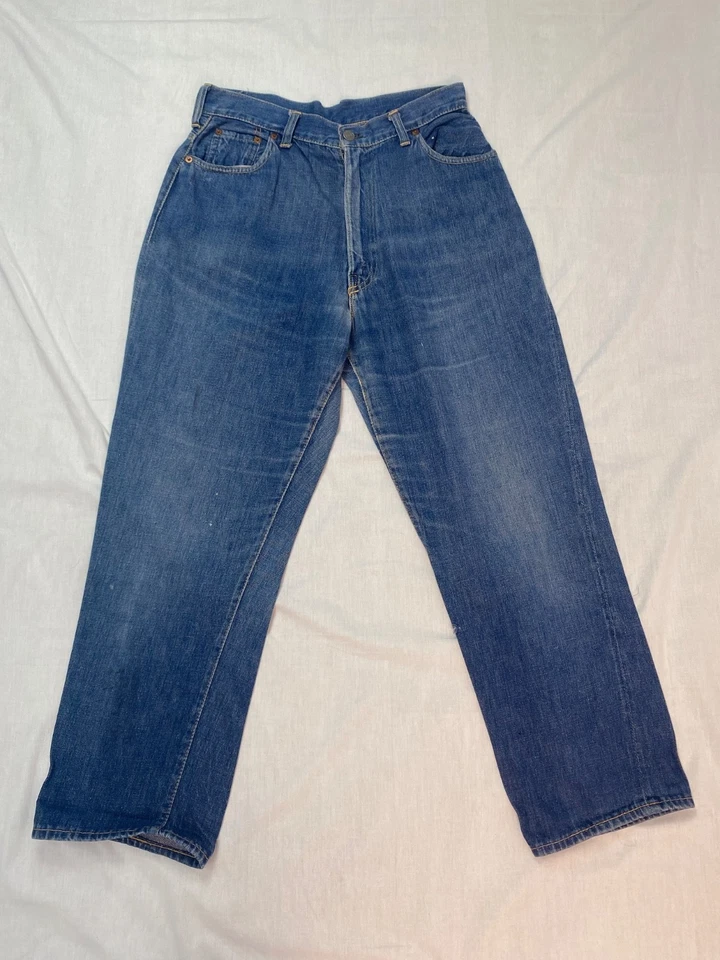 1950’s Levi’s 701 Big E Hidden Rivets Marilyn Monroe Women’s Denim Jeans - Image 1 of 4