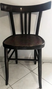 SEDIA VINTAGE TIPO THONET Anni '60 in Legno di faggio Cm 76x48x36 - Foto 1 di 9