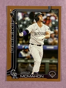2025 Topps Series 2 - Ryan McMahon Gold Parallel /2025 #360 Colorado Rockies - Picture 1 of 5