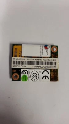 11S43Y6462 43Y6463 GENUINE LENOVO MODEM CARD THINKPAD W500 4062-5FU (CA73) - Image 1 of 2