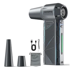 Compressed Air Duster, 300000RPM Powerful Electric Air Duster Rechargeable - Picture 1 of 7