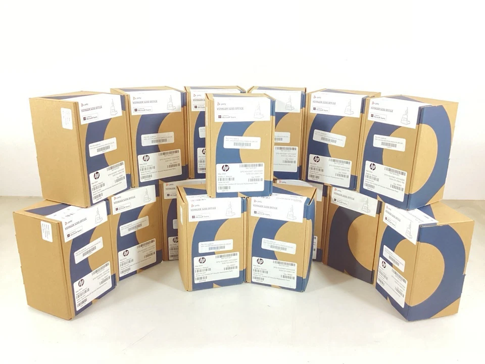 Poly Voyager 5200-M Office Headset + Base, Microsoft Teams Certified 7S3Y4AA#ABA - Image 1 of 4