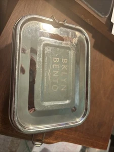 BKLYN BENTO * stainless steel lunch box 3 Compartments Bento Box - Picture 1 of 6