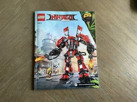 LEGO NINJAGO Movie Fire Mech 70615 Instructions Only